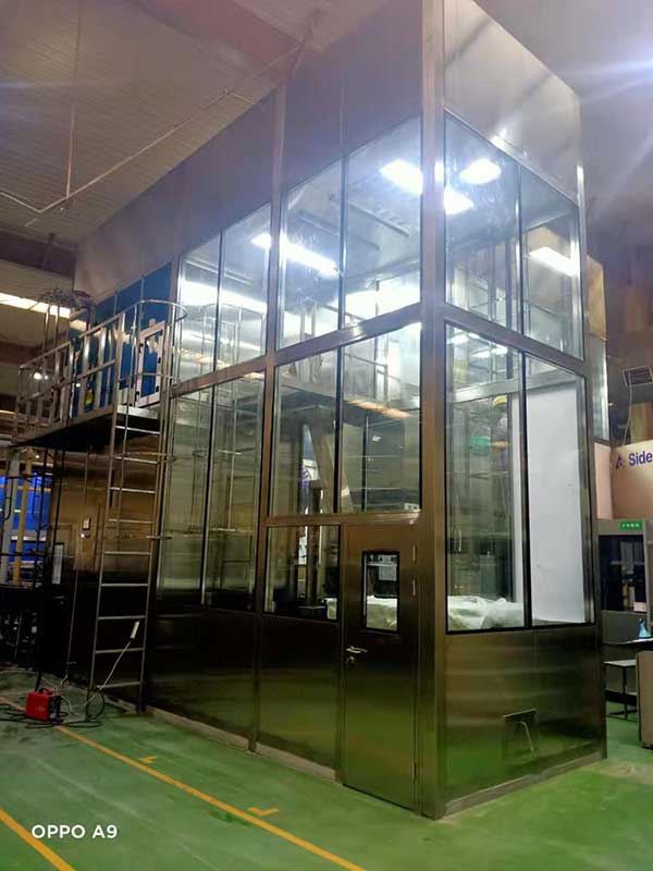 郑州顶津食品有限公司正压房施工完毕